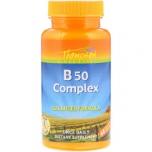 Витамины Thompson B 50 complex 60 капсул