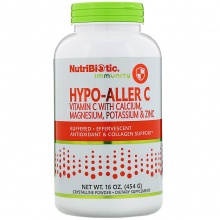 Витамины NutriBiotic Immunity Hypo-Aller C витамин C с кальцием, магнием, калием и цинком 454 гр.