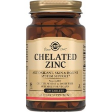 Витамины Solgar Chelated Zinc 100 таблеток