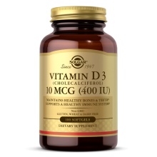 Витамины Solgar Vitamin D3 400 IU 100 капсул