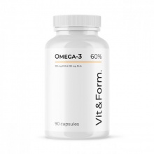 Антиоксидант Vit&Form Omega 3 60% 90 капсул
