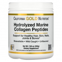 Коллаген California Gold Nutrition Hydrolyzed Marine Collagen Peptides 200 гр