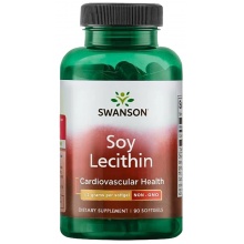 Антиоксидант Swanson Soy Lecithin Non-GMO 1,2 г 90 капсул