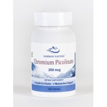 Витамины Norway Nature Chromium Picolinate 200 мкг 100 таблеток