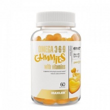 Антиоксидант Maxler Omega 3-6-9 Gummies 60 капсул