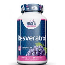 Антиоксидант Haya Labs Resveratrol 40 мг 60 таблеток