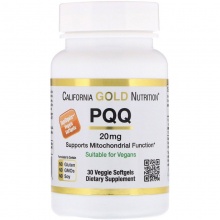 Антиоксидант California Gold Nutrition PQQ 20 мг 30 капсул