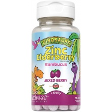 Витамины KAL Zinc elderberry Dinosaurs Kids 90 таблеток