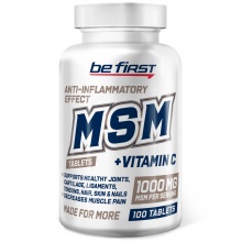 Хондропротектор Be First MSM 1000+Vitamine C 100 таблеток