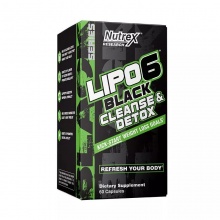 Жиросжигатель Nutrex Lipo-6 Black Cleanse and Detox 60 капсул