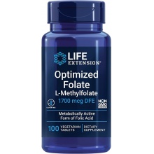 Витамины Life Extension L- MethylFolate 100 таблеток