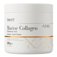 Коллаген OstroVit Marine Collagen with Hyaluronic Acid and Vitamin C 200 гр