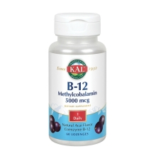 Витамины KAL Vitamin B-12 Methylcobalamin 5000 мкг 60 капсул