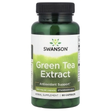 Антиоксидант Swanson Green Tea Extract 500 мг 60 капсул