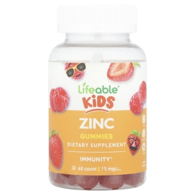 Витамины Lifeable KIDS Zink gummies 15 мл 60 капсул