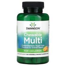 Витамины Swanson Chewable Multi for Children 120 таблеток