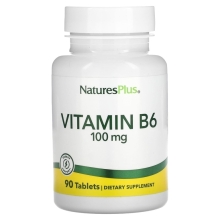 Витамины Natures Plus Vitamin B6 100 мг 90 таблеток