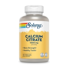 Витамины Solaray Calcium Citrate 1000 мг 120 капсул