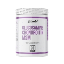Хондропротектор FitRule Glucosamine + Chondroitin + MSM 90 таблеток