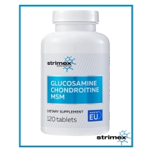 Хондропротектор Strimex Glucosamine + Chondroitine + MSM 120 таблеток