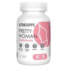 Витамины UltraSupps Pretty Woman Multivitamin 60 капсул