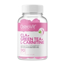 Жиросжигатель OstroVit CLA + Green Tea + L-carnitine 90 капсул