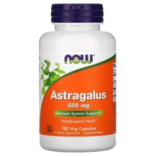 Специальный препарат NOW Astragalus 500 мг 100 капсул