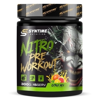 Предтренировочный комплекс Syntime Nutrition Nitro Pre Workout 300 гр