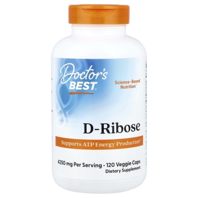 Антиоксидант Doctor's Best D-Ribose 4250 мг 120 капсул