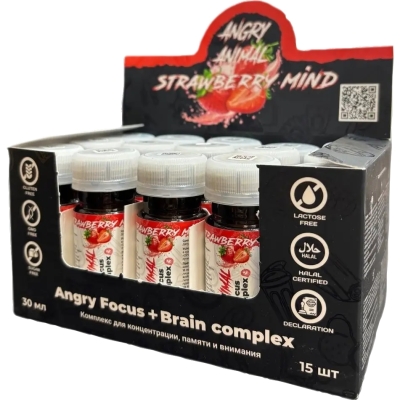 Антиоксидант Angry Animal Angry Focus + Brain complex 30 мл