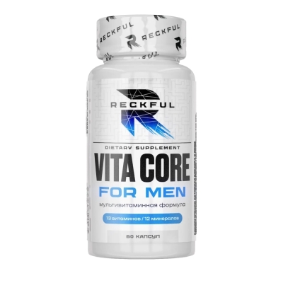 Витамины Reckful Vita Core for men 60 капсул