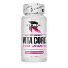 Витамины Reckful Vita Core for women 60 капсул