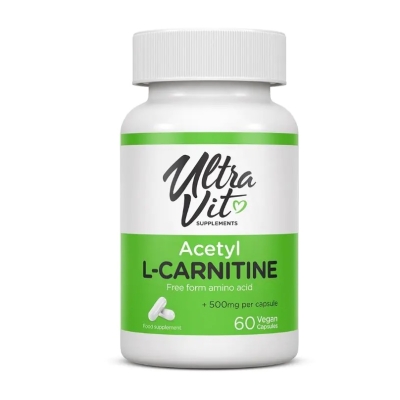 Л-Карнитин UltraVit Acetyl L-Carnitine 60 капсул